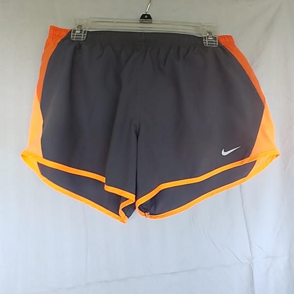Nike Pants - NWOT Nike Drift fit shorts, M grey-orange running